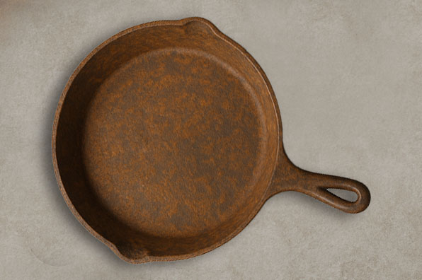 rusty pan
